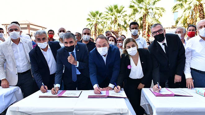 İzmir’in en yüksek oranlı toplu iş sözleşmesi Çiğli’de imzalandı